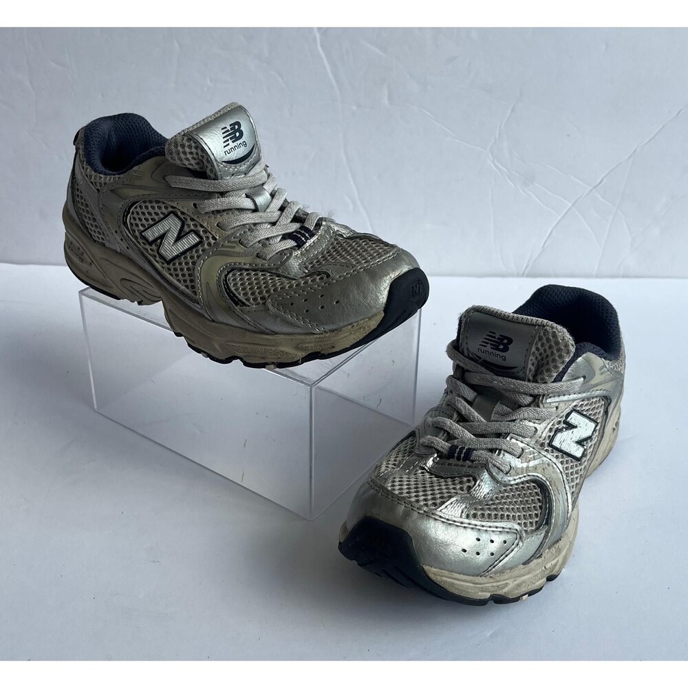 New Balance 530 Boys Size 13 Silver Running Shoes